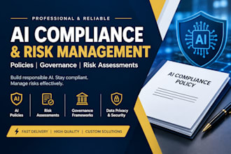 write corporate compliance policies, ai governance, and aml procedures
