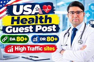 boost USA health backlinks with USA health guest post