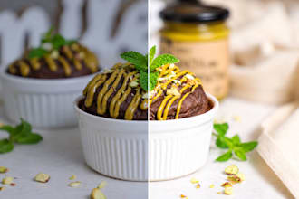 edit your food photography in photoshop