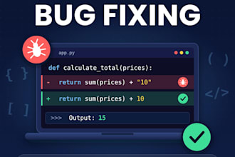fix bugs and errors in your python code