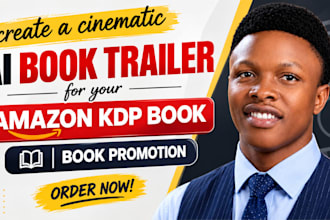 create a cinematic ai book trailer for your book promotion, ebook marketing