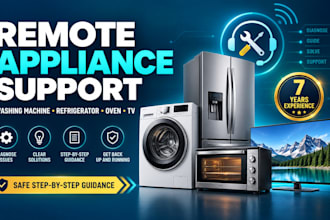 remotely troubleshoot your washing machine refrigerator oven or TV