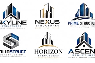 design a professional, architecture, construction, engineering  structure logo