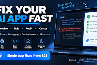 fix bugs in your ai generated app