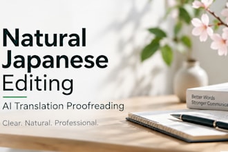 proofread and improve your ai translated japanese