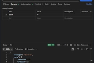 develop a java spring boot backend or rest API
