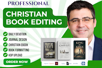 format,edit, design christian ebook, christian book formatting, prayer journal