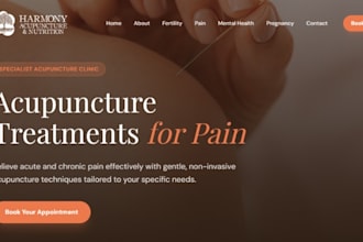 build squarespace acupuncturist website acupuncture wellness therapy website