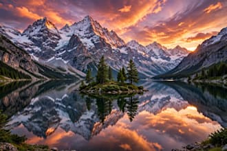 create breathtaking natural scenes and landscape art