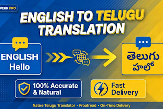 translate english to telugu accurately and fast
