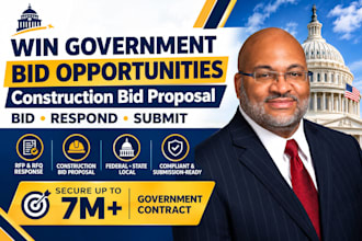prepare construction contract bid proposal and rfp responses for contractors