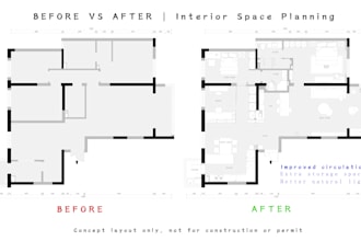 residential space planning  layout optimization custom home floor plan redesi