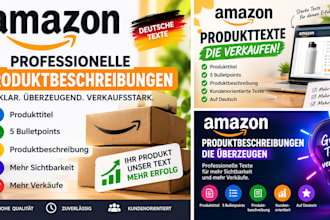 ich schreibe amazon produktbeschreibungen