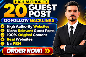 provide quality guest post backlinks