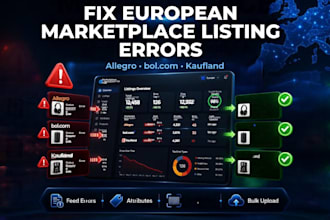 fix allegro bol kaufland product listing errors attributes european feed issues