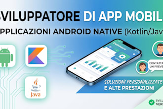 sviluppare app android personalizzate e native in kotlin