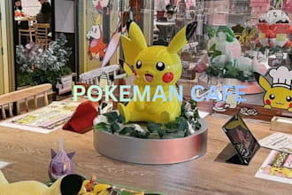 reserve a place for pokemon cafe and kirby cafe
