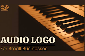 compose a warm audio logo or sonic branding for your small business