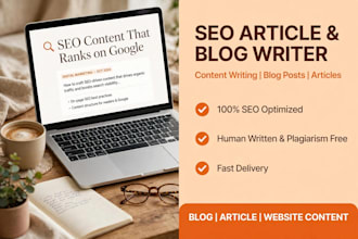 write SEO article and blog post that rank on google