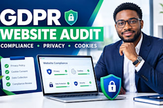 audit your website for gdpr compliance gaps and provide a report