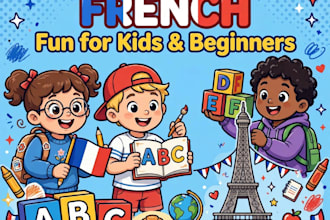 teach french to kids and beginners with fun worksheets