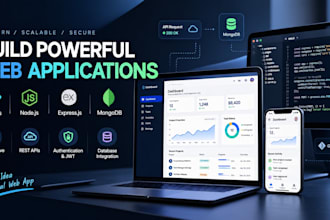 build react node js web applications