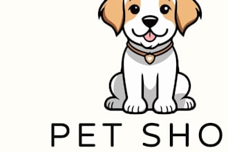create modern and amazing dog logo design