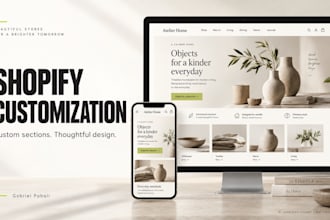 customize your shopify theme and create custom sections