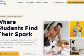 design squarespace exam prep tutor website test prep teacher education website
