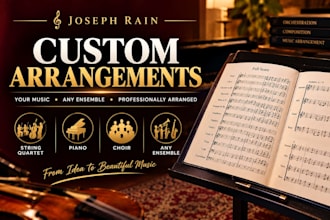 arrange your song for any instrument or ensemble