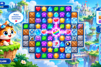 develop a fully polished 2d game for PC