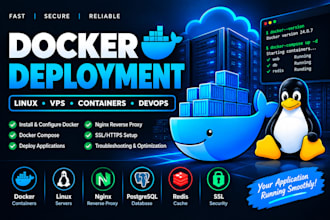 install configure and deploy docker containers on your linux server
