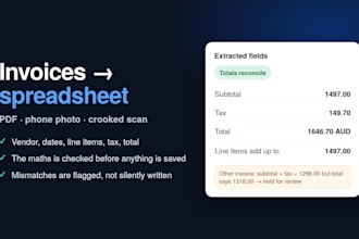 automate invoice and PDF data extraction to excel with ai ocr and n8n