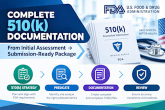 prepare fda 510k documentation for medical devices