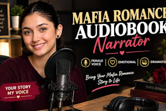 narrate your mafia romance audiobook with a female voice