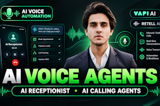 build ai voice agent, ai receptionist, vapi, retell ai calling agent