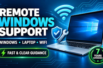 remotely troubleshoot your windows laptop wifi and software issues