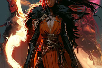 create custom dnd, rpg, and character art