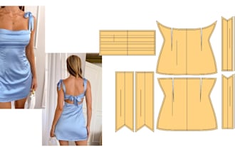 create a sewing pattern and grade multiple sizes