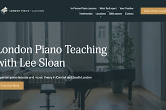 build squaresapce piano teacher website music teacher music instructor website