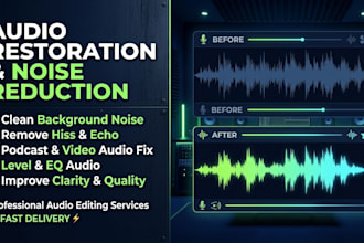 clean audio and remove background noise