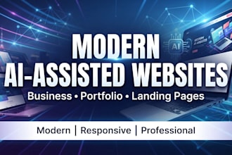 create a modern website using ai tools