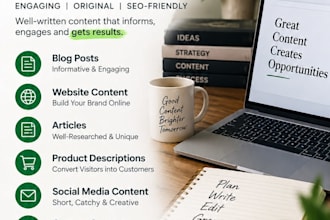 do paragraphing and making content