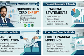 be be your expert accountant for bookkeeping