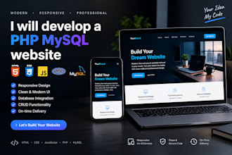 develop a PHP mysql website