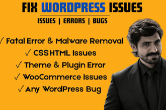 fix wordpress error fix