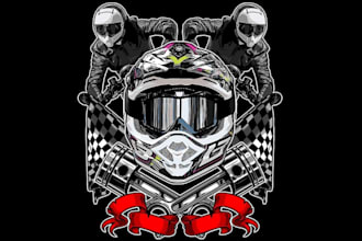 make a professional bike helmet business logo