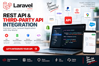 integrate rest API and third party API in laravel