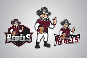 design a bold and serious mascot logo for your brand