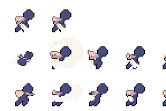make pixel art characters for you
